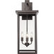 Barkeley 4 Light 27 inch Powder Coated Bronze Outdoor Wall Sconce
